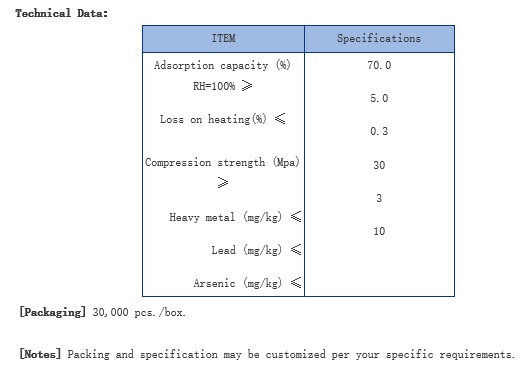 Silica-gel-drying Tablets(FSG-DT)